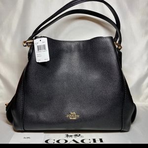 Black coach purse